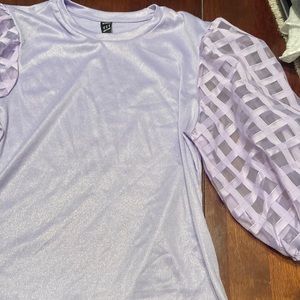 Shein, lavender blouse